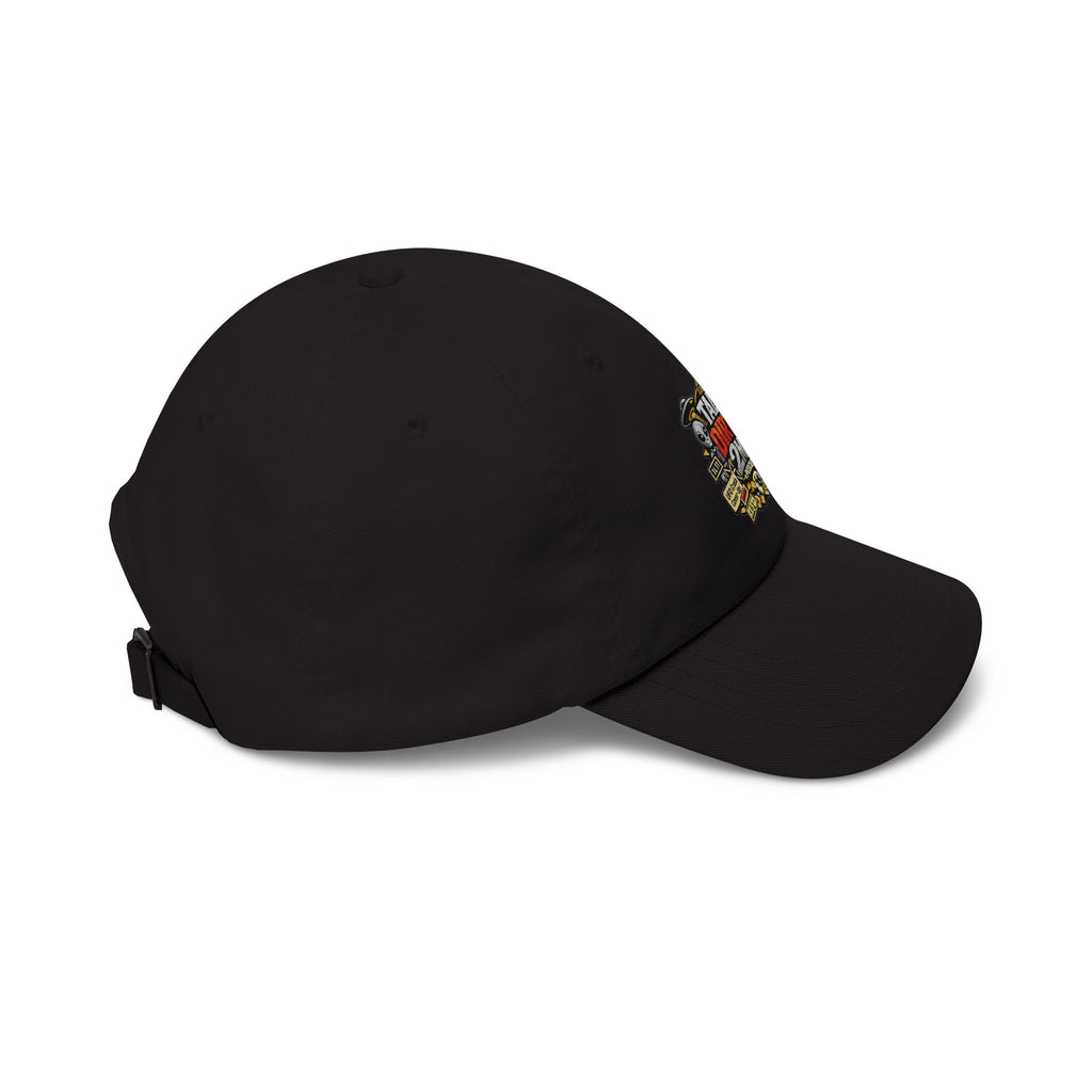 Camo 'Talk Dirty' Dad Cap - Vintage Podcast Logo Baseball Hat