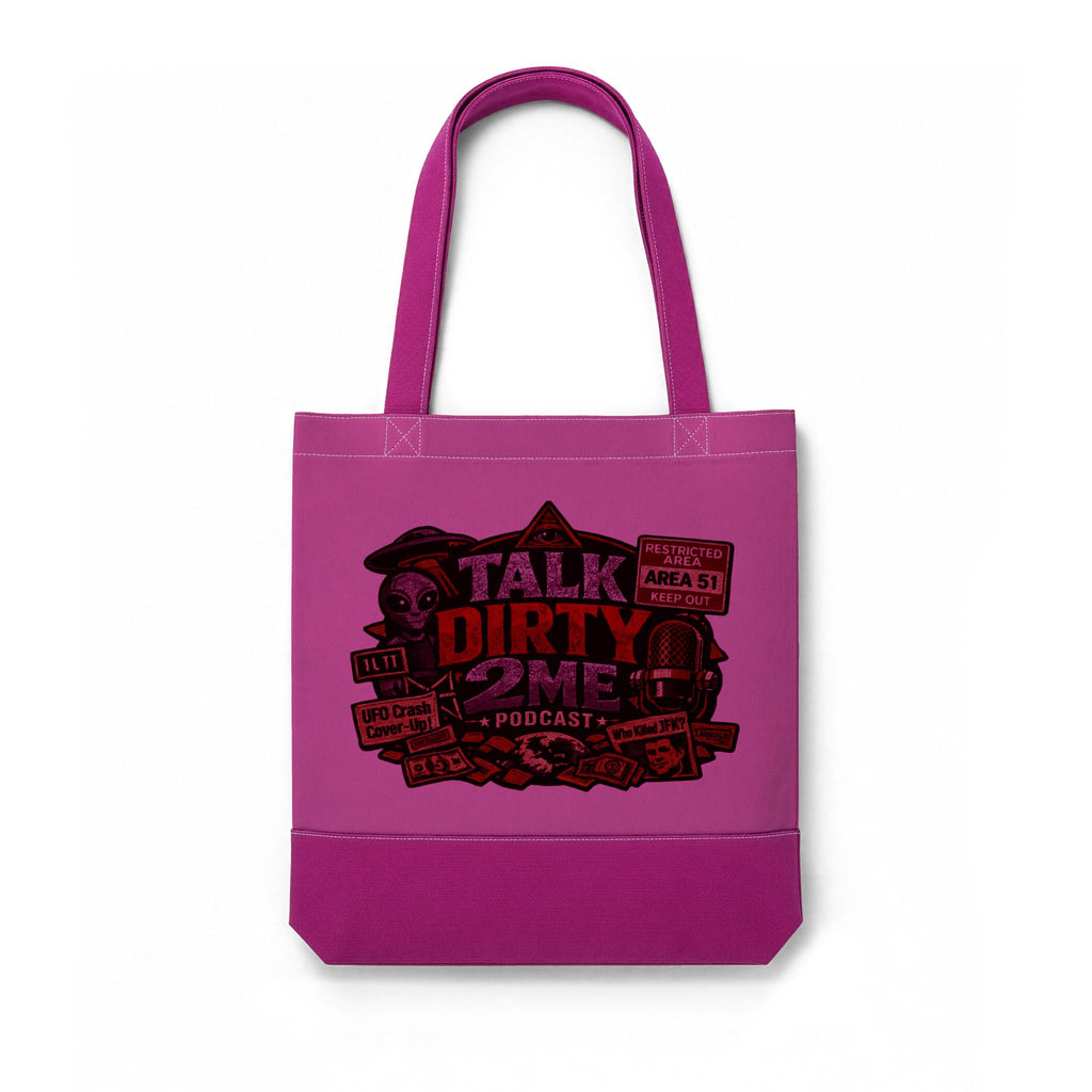 Thermochromic Tote Bag — Talk Dirty 2 Me Podcast Heat-Reactive Logo Tote