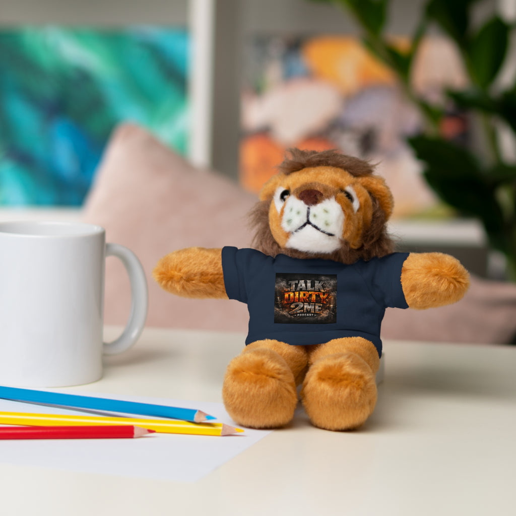 Talk Dirty 2 Me Plush Bear — Cute Stuffed Animal with Graphic Tee