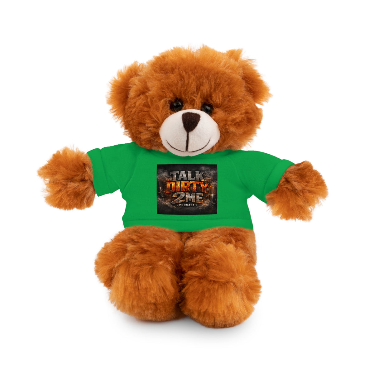 Talk Dirty 2 Me Plush Bear — Cute Stuffed Animal with Graphic Tee