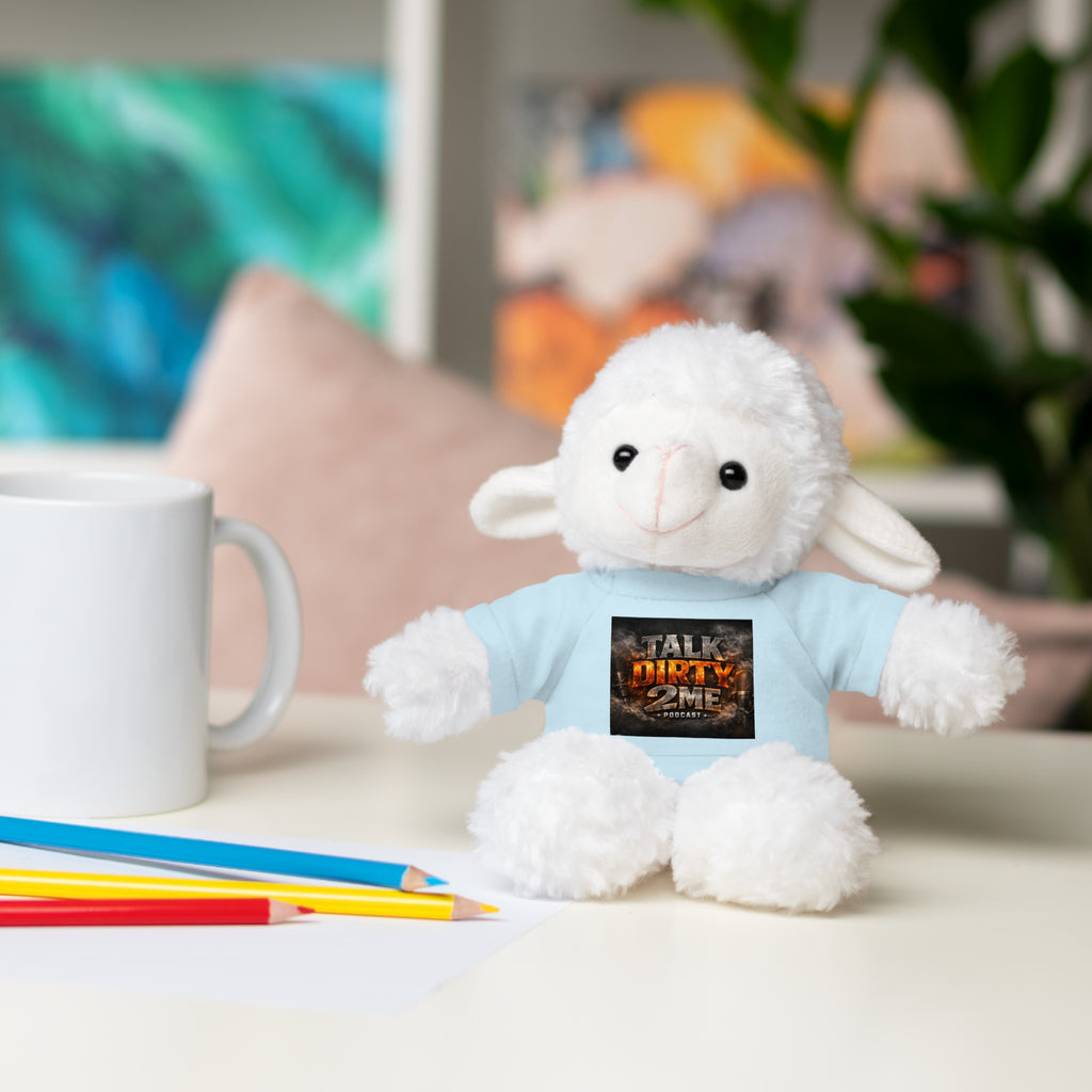 Talk Dirty 2 Me Plush Bear — Cute Stuffed Animal with Graphic Tee