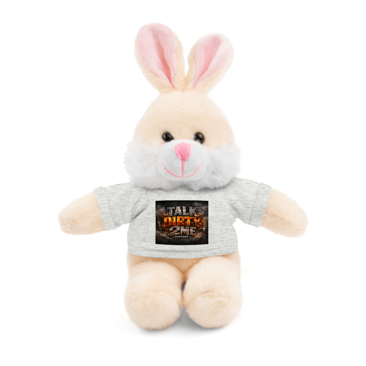 Talk Dirty 2 Me Plush Bear — Cute Stuffed Animal with Graphic Tee
