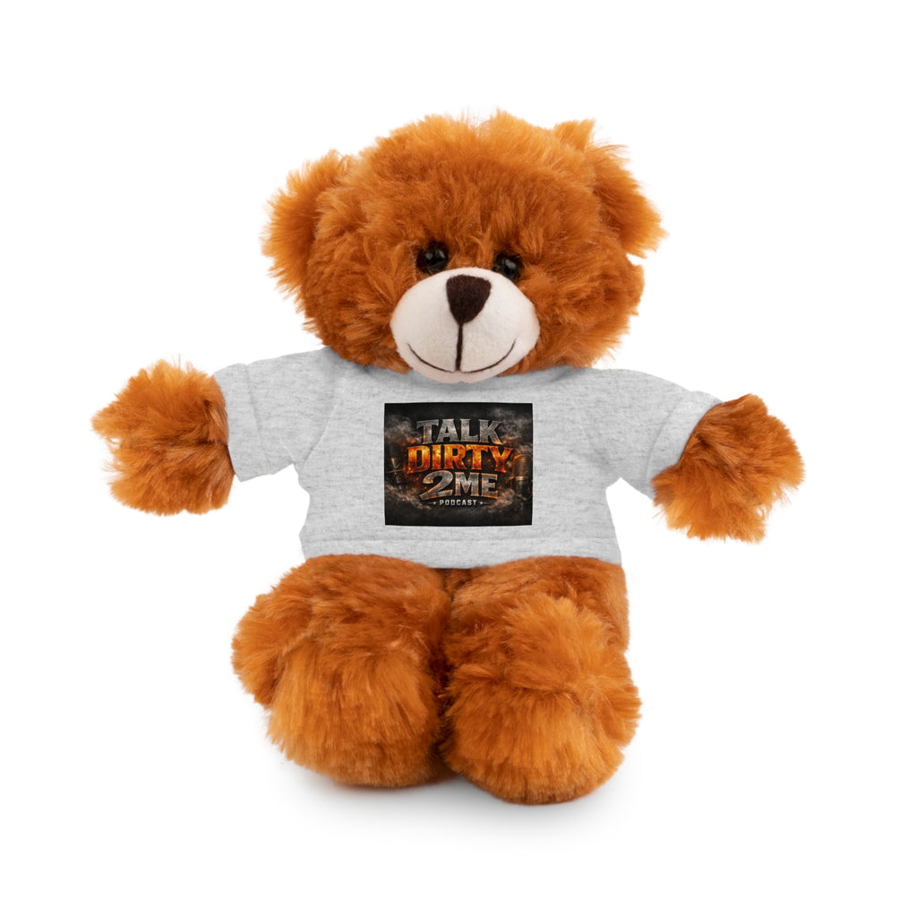 Talk Dirty 2 Me Plush Bear — Cute Stuffed Animal with Graphic Tee