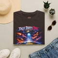 Talk Dirty 2 Me Podcast T‑Shirt — Flat Earth Fantasy Graphic Tee