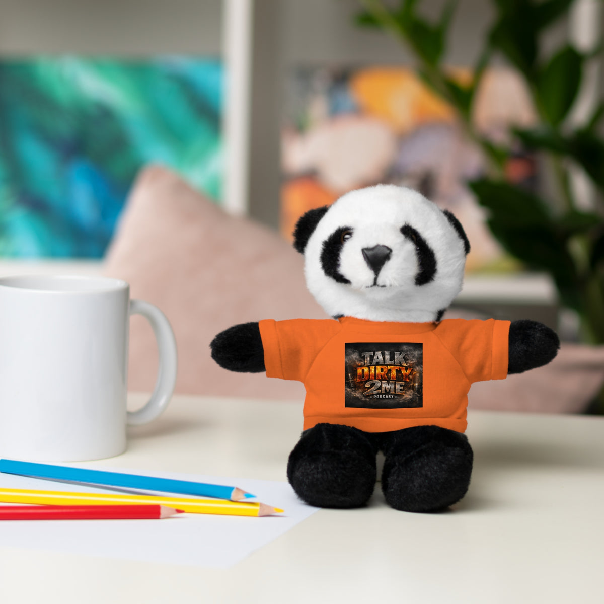 Talk Dirty 2 Me Plush Bear — Cute Stuffed Animal with Graphic Tee