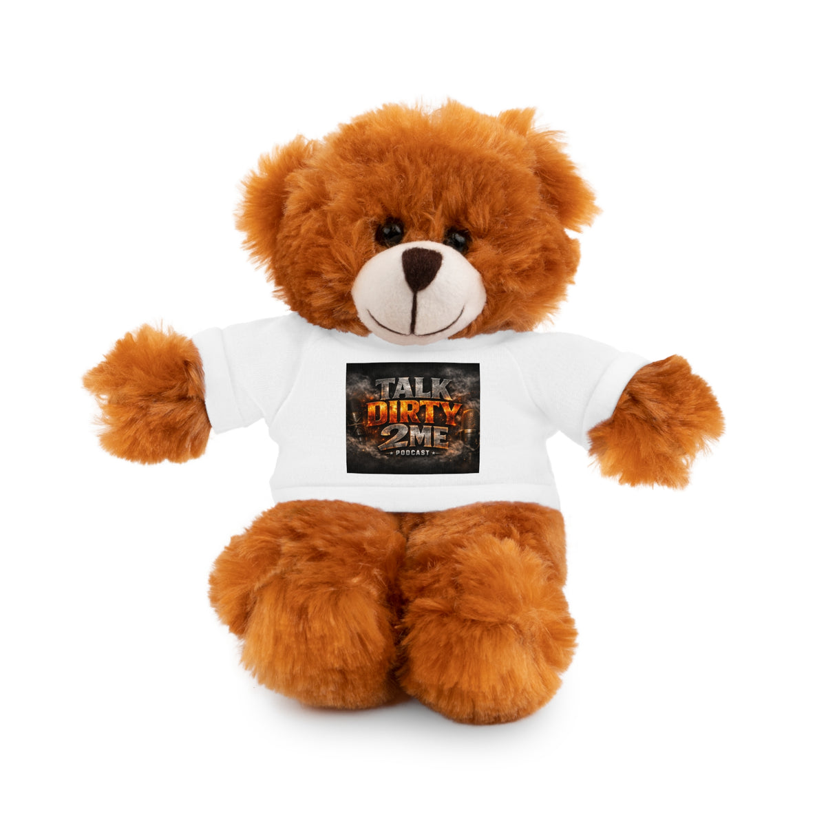 Talk Dirty 2 Me Plush Bear — Cute Stuffed Animal with Graphic Tee