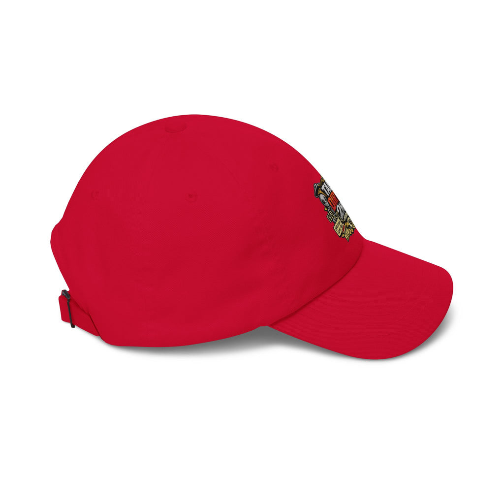 Camo 'Talk Dirty' Dad Cap - Vintage Podcast Logo Baseball Hat