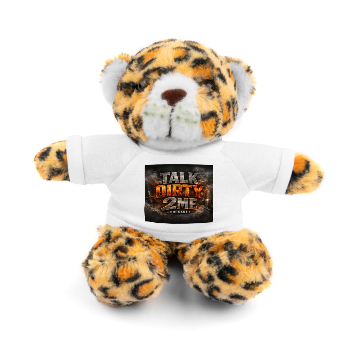 Talk Dirty 2 Me Plush Bear — Cute Stuffed Animal with Graphic Tee