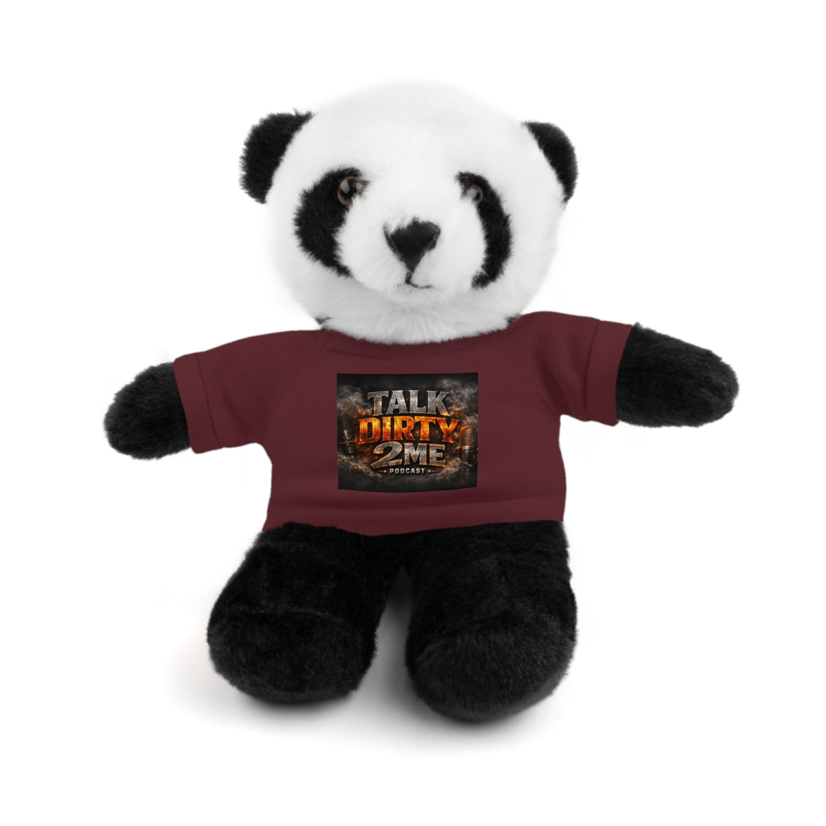 Talk Dirty 2 Me Plush Bear — Cute Stuffed Animal with Graphic Tee