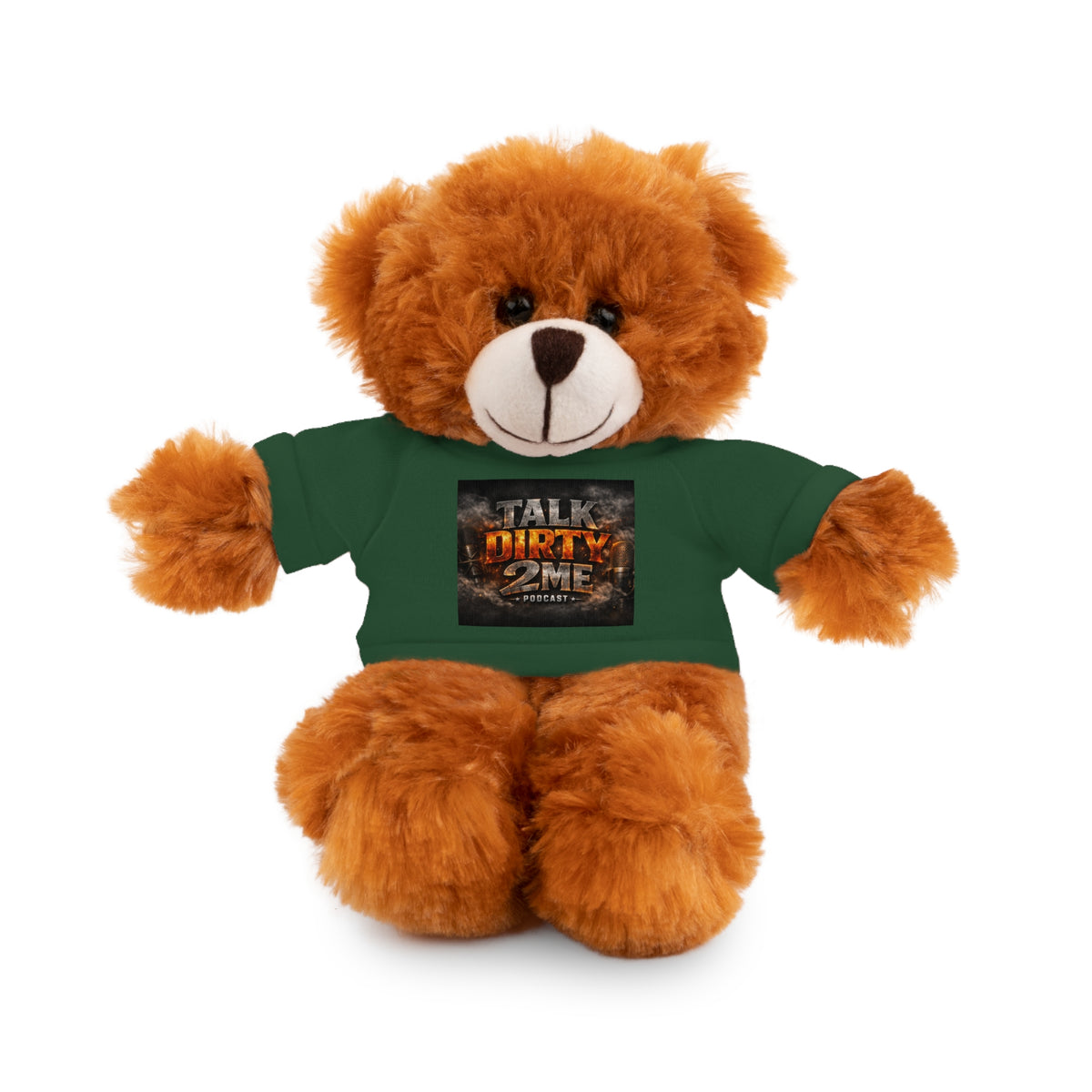 Talk Dirty 2 Me Plush Bear — Cute Stuffed Animal with Graphic Tee