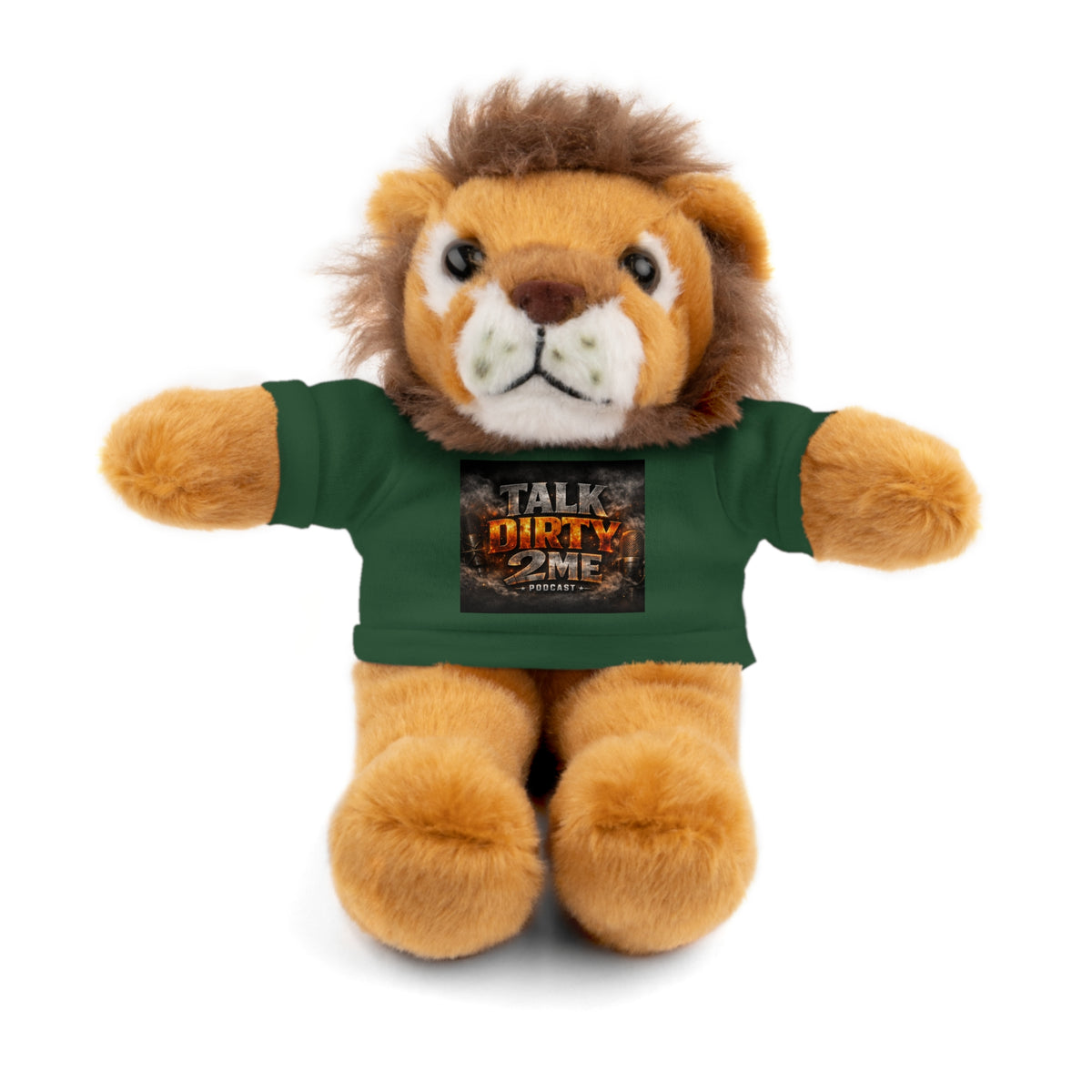 Talk Dirty 2 Me Plush Bear — Cute Stuffed Animal with Graphic Tee