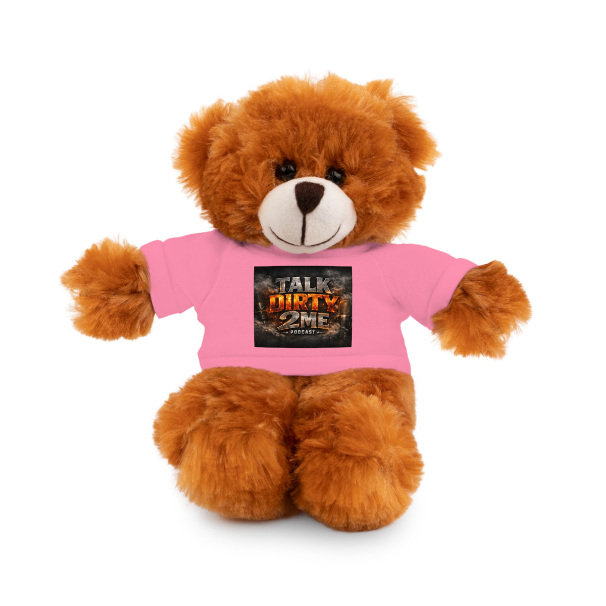 Talk Dirty 2 Me Plush Bear — Cute Stuffed Animal with Graphic Tee
