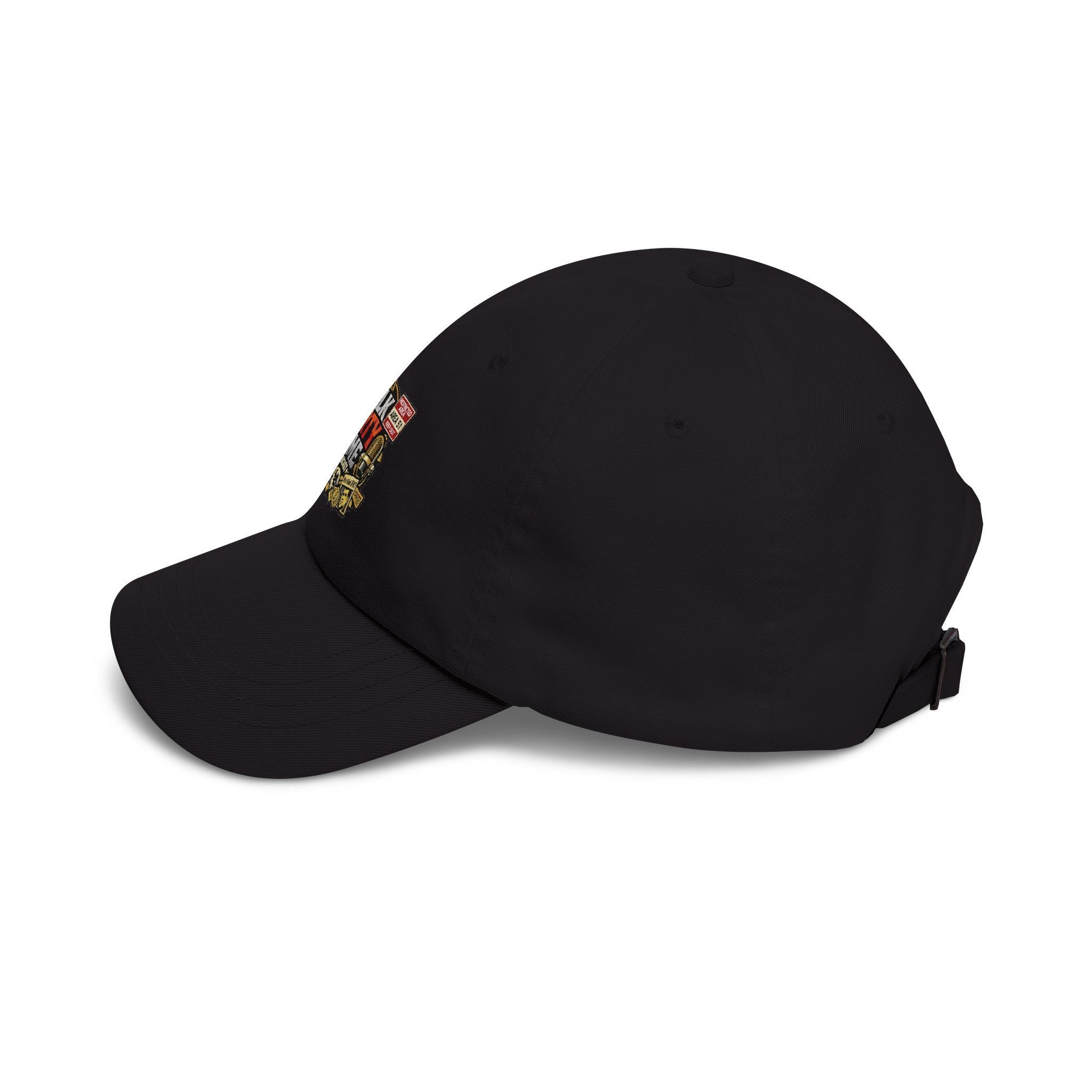Camo 'Talk Dirty' Dad Cap - Vintage Podcast Logo Baseball Hat