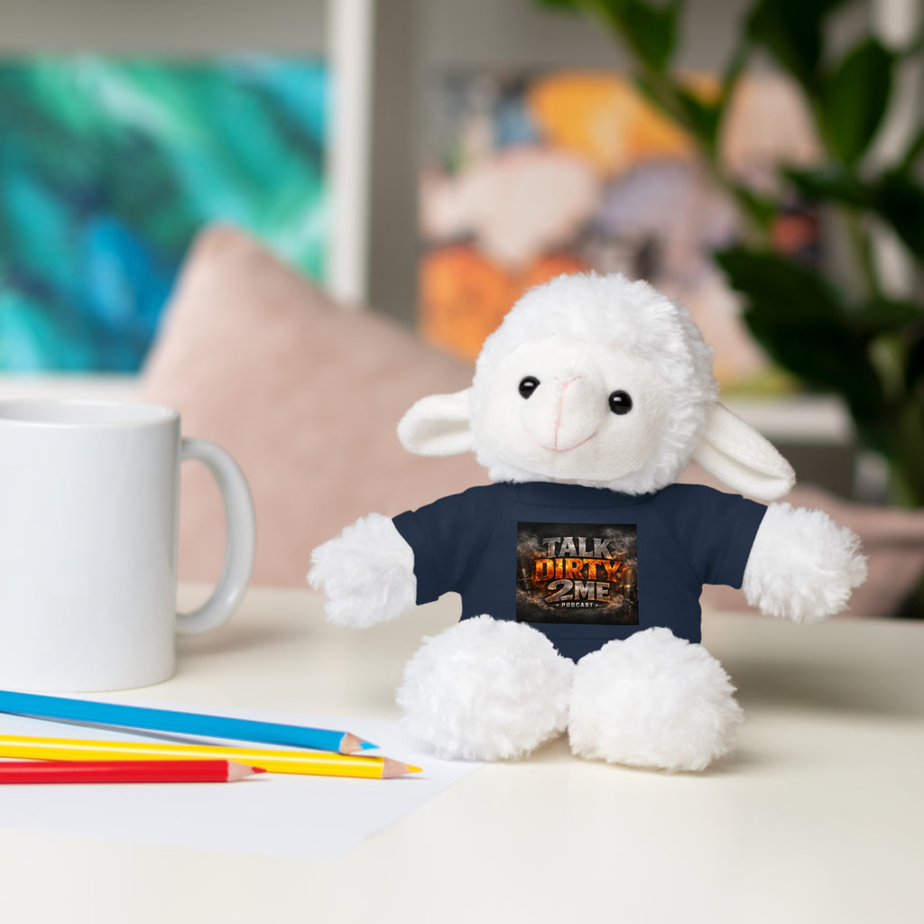 Talk Dirty 2 Me Plush Bear — Cute Stuffed Animal with Graphic Tee