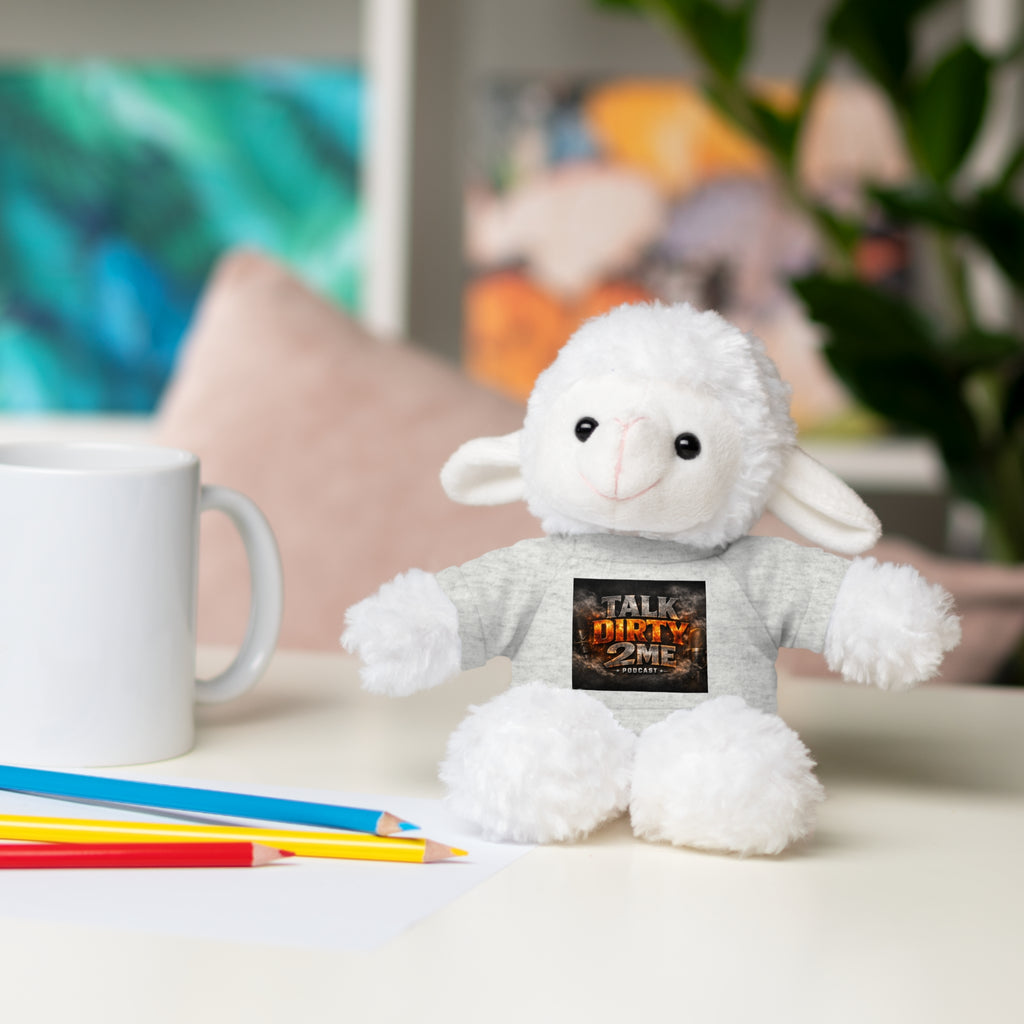 Talk Dirty 2 Me Plush Bear — Cute Stuffed Animal with Graphic Tee
