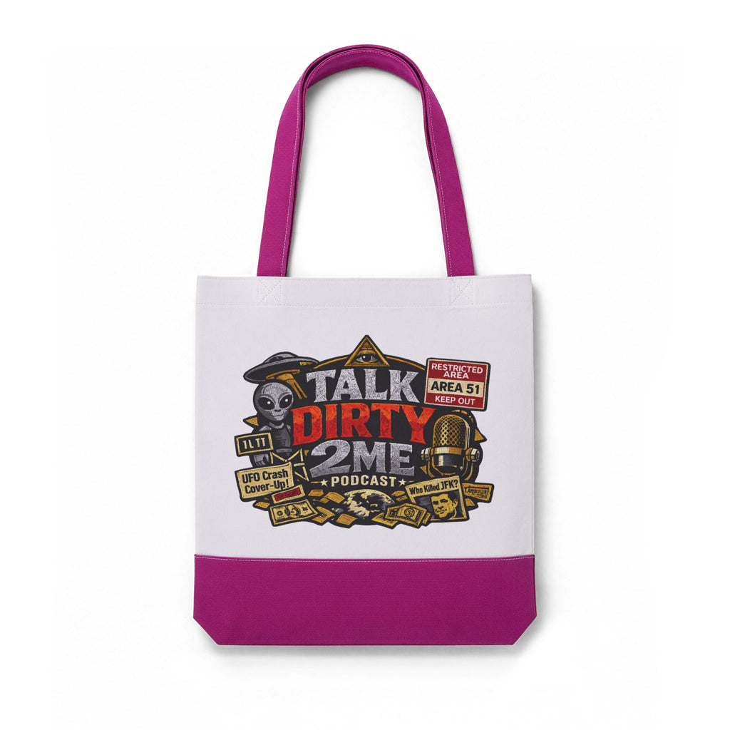 Thermochromic Tote Bag — Talk Dirty 2 Me Podcast Heat-Reactive Logo Tote
