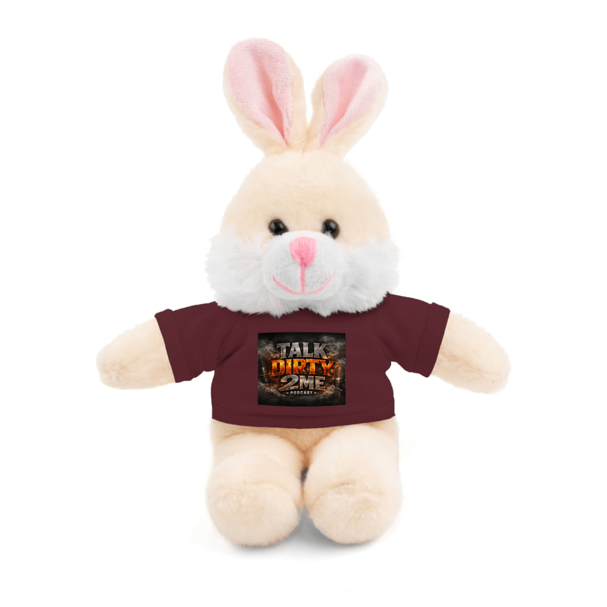Talk Dirty 2 Me Plush Bear — Cute Stuffed Animal with Graphic Tee