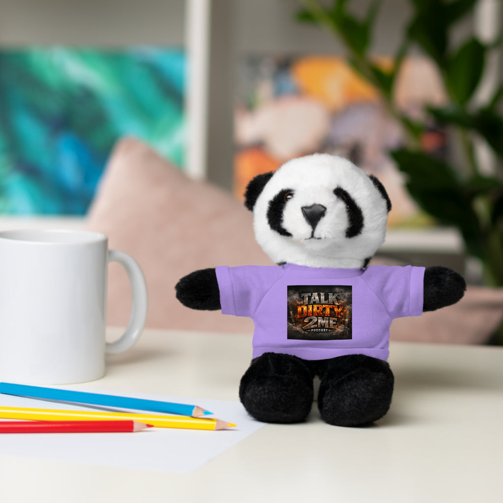 Talk Dirty 2 Me Plush Bear — Cute Stuffed Animal with Graphic Tee