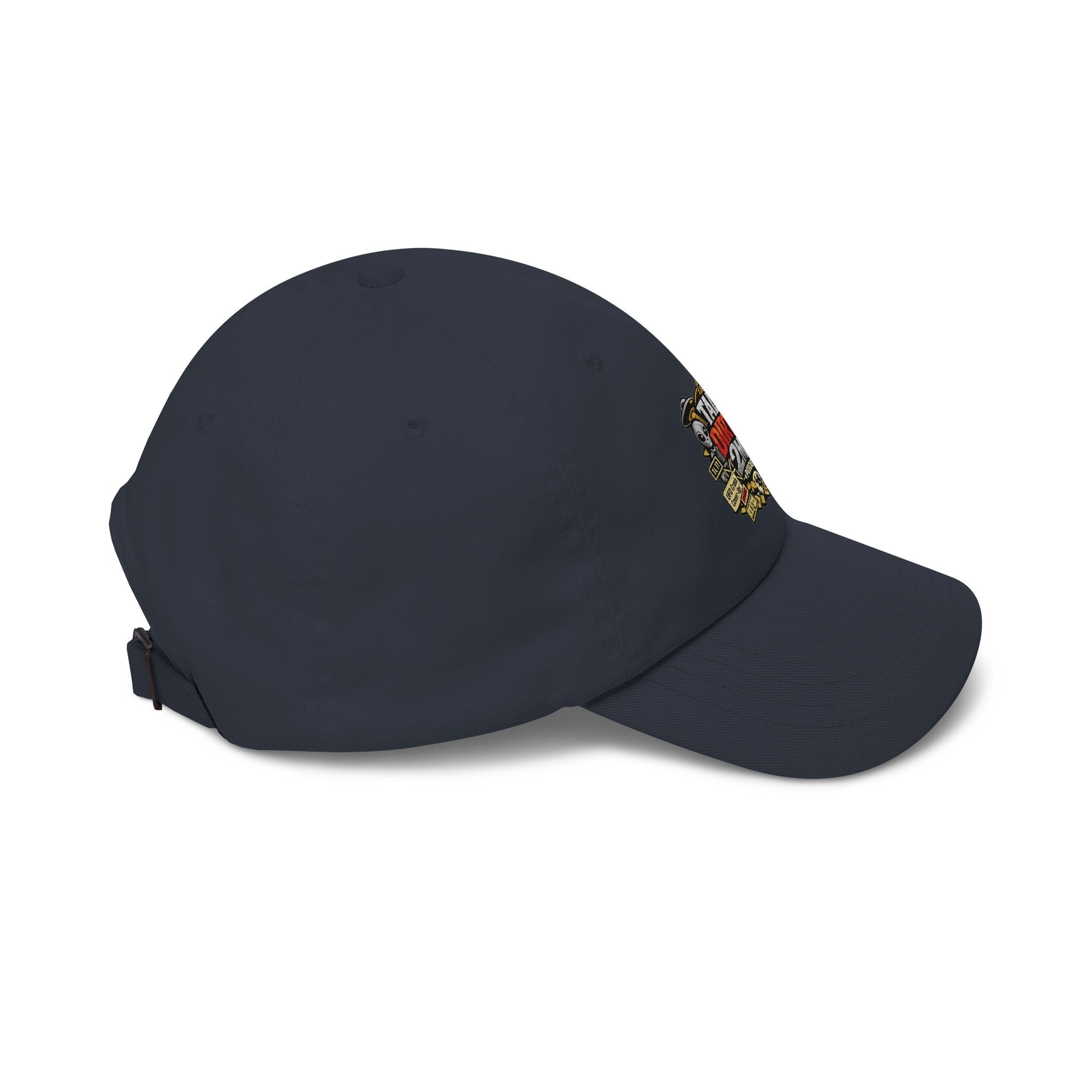 Camo 'Talk Dirty' Dad Cap - Vintage Podcast Logo Baseball Hat