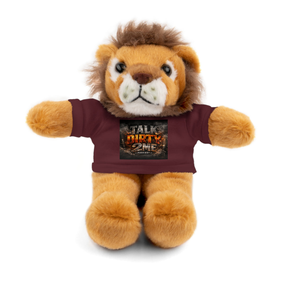 Talk Dirty 2 Me Plush Bear — Cute Stuffed Animal with Graphic Tee