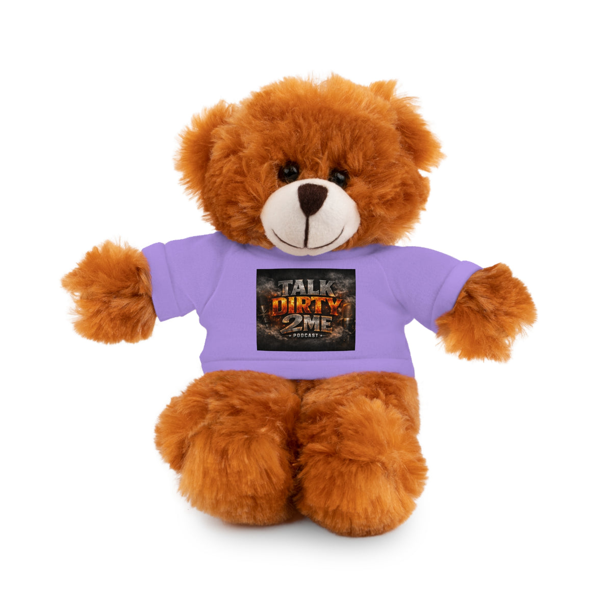 Talk Dirty 2 Me Plush Bear — Cute Stuffed Animal with Graphic Tee